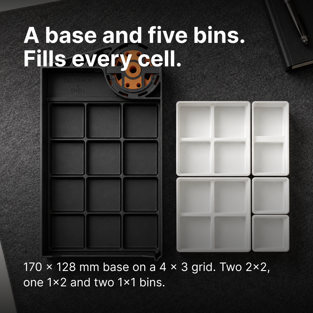Gridfinity Insert for Under-Desk Drawer