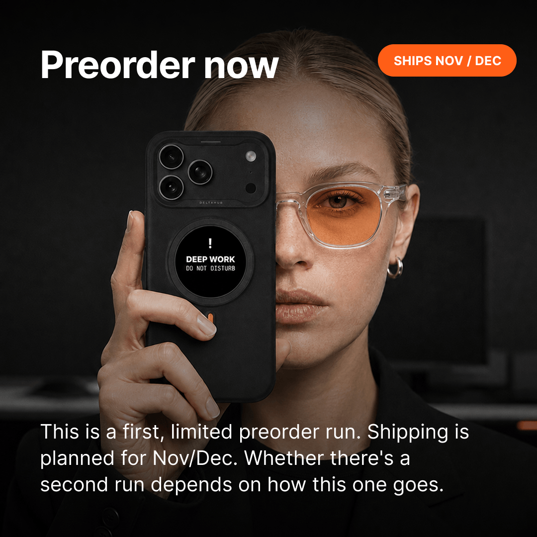 E-Ink iPhone Case | Always in view