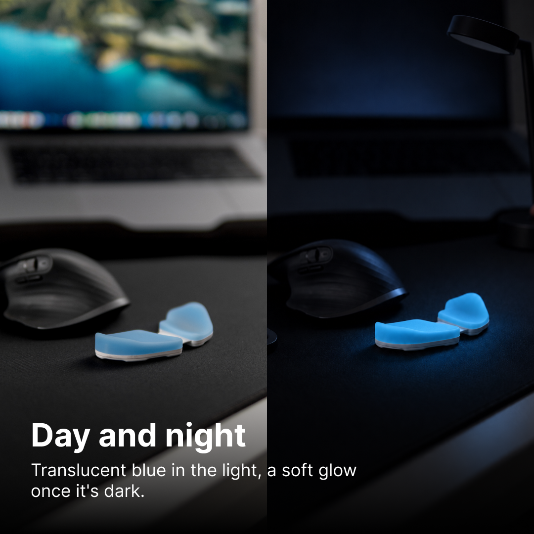 Carpio 2.0 Glow Pads | Night mode for your setup