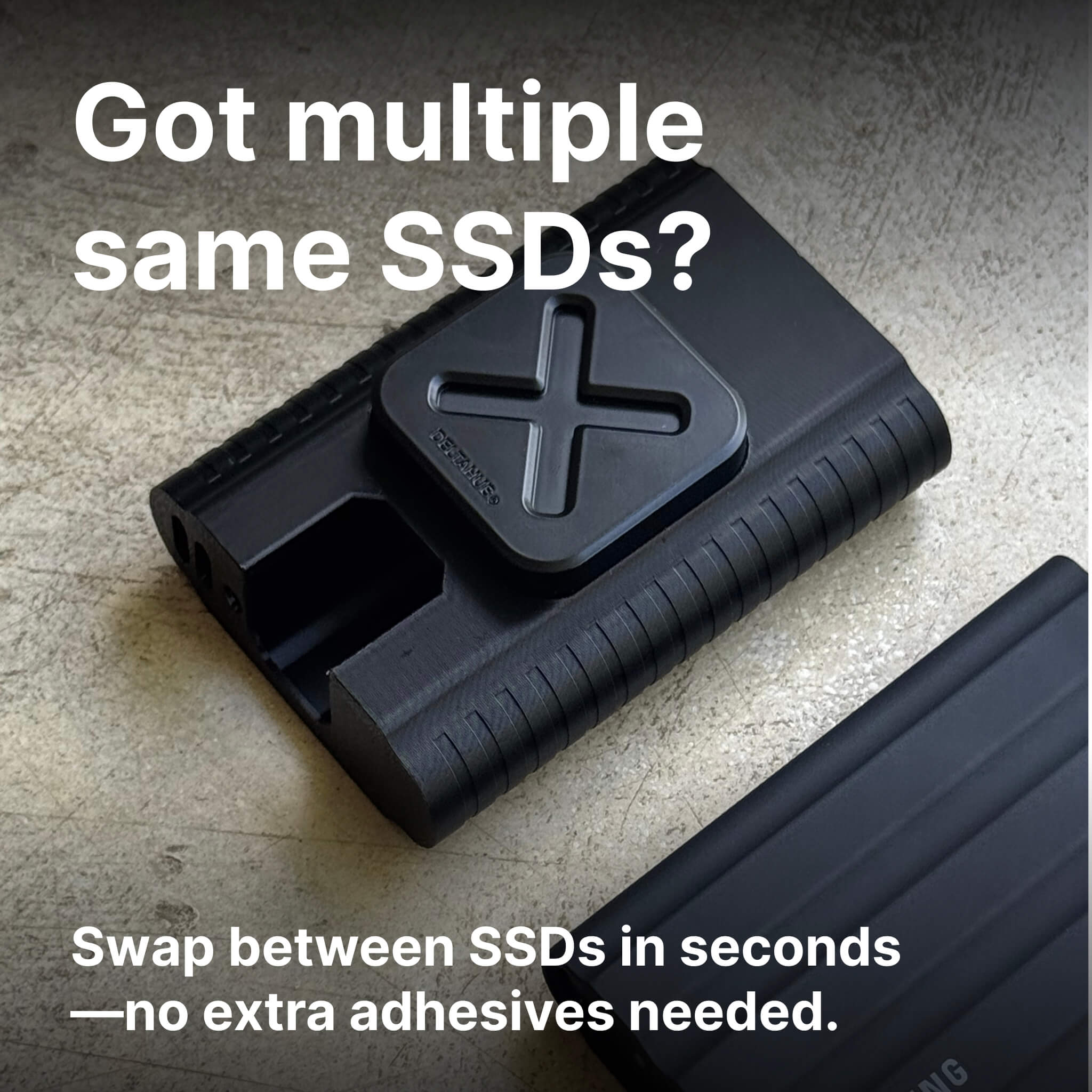 HoldX SSD Sleeve - 3D model