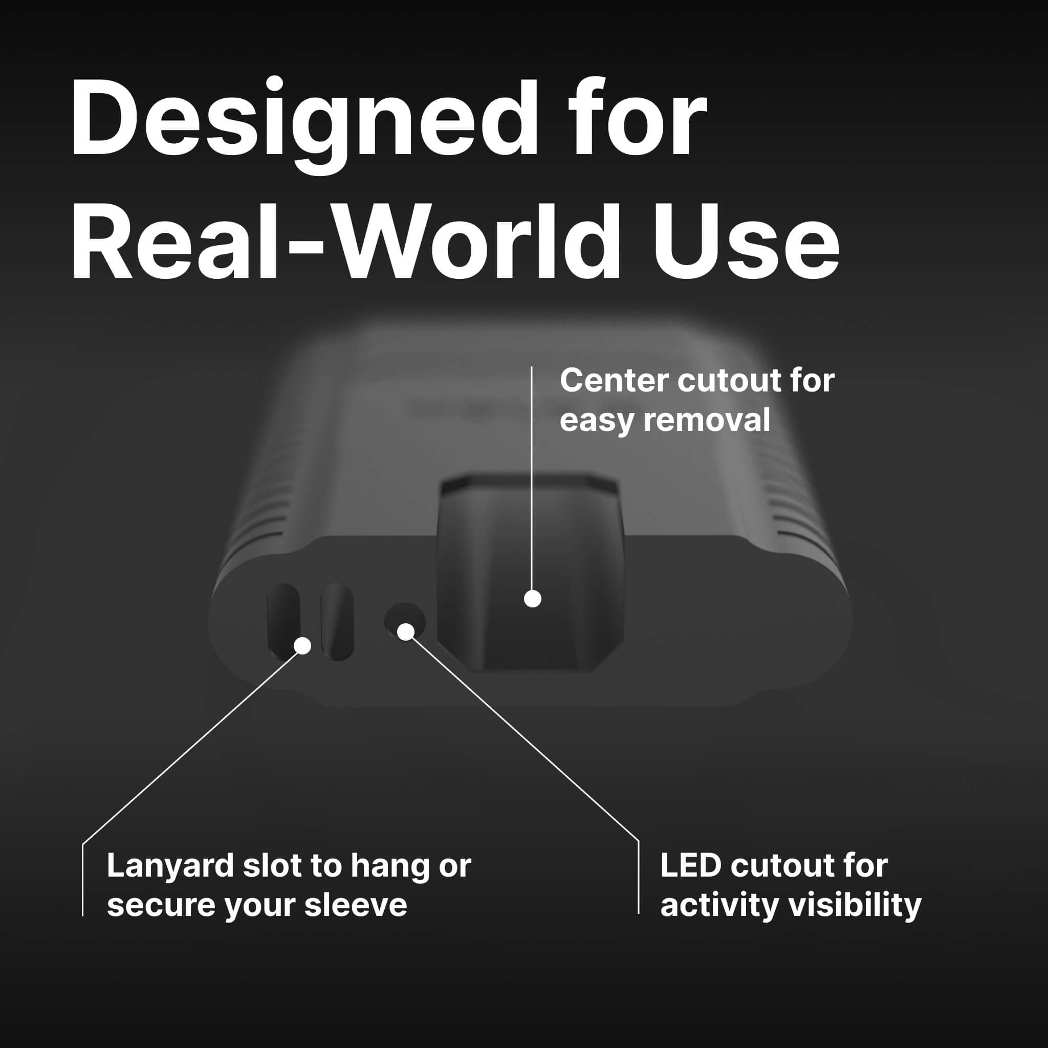 HoldX SSD Sleeve - 3D model