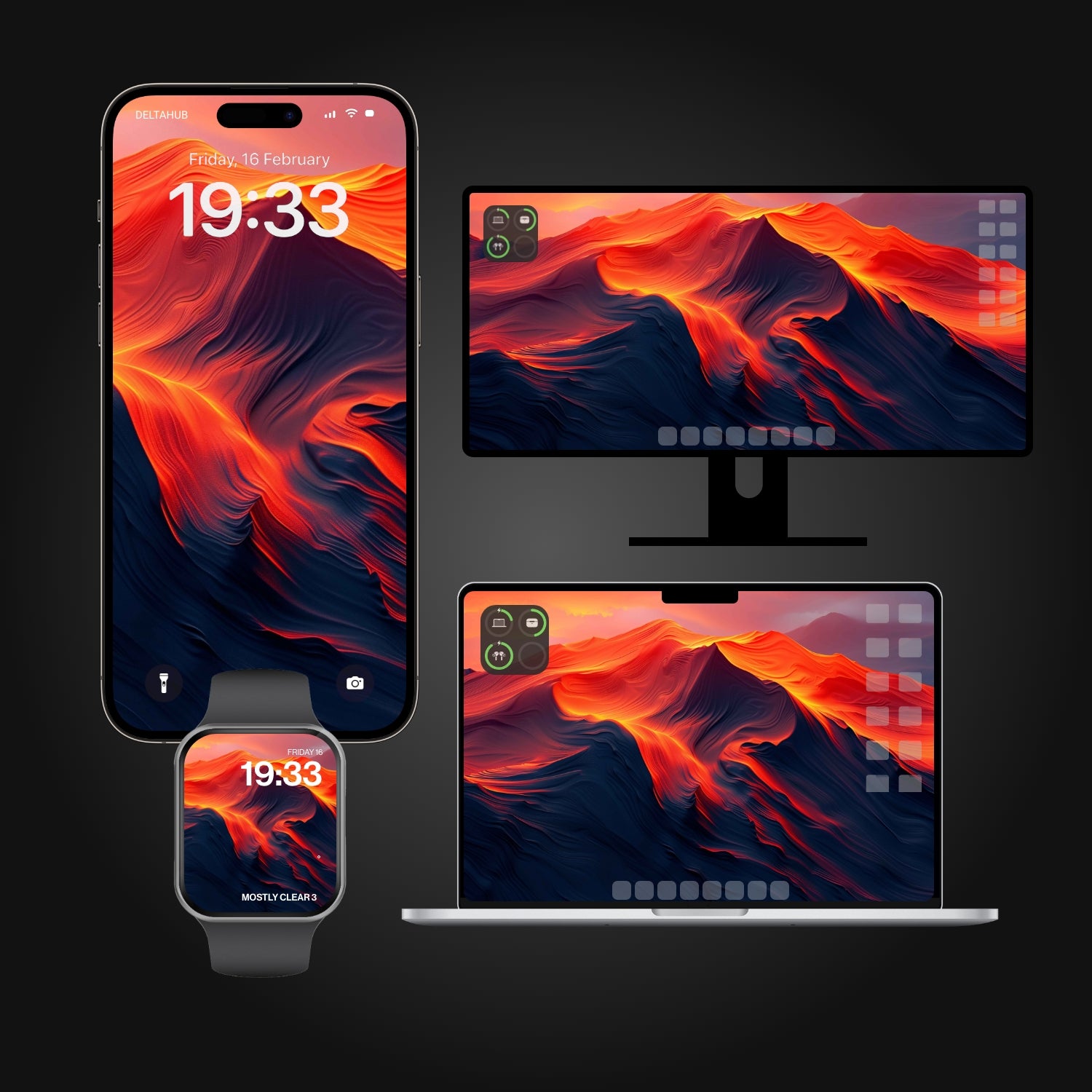 Orange Wallpapers Bundle - 10 Pack