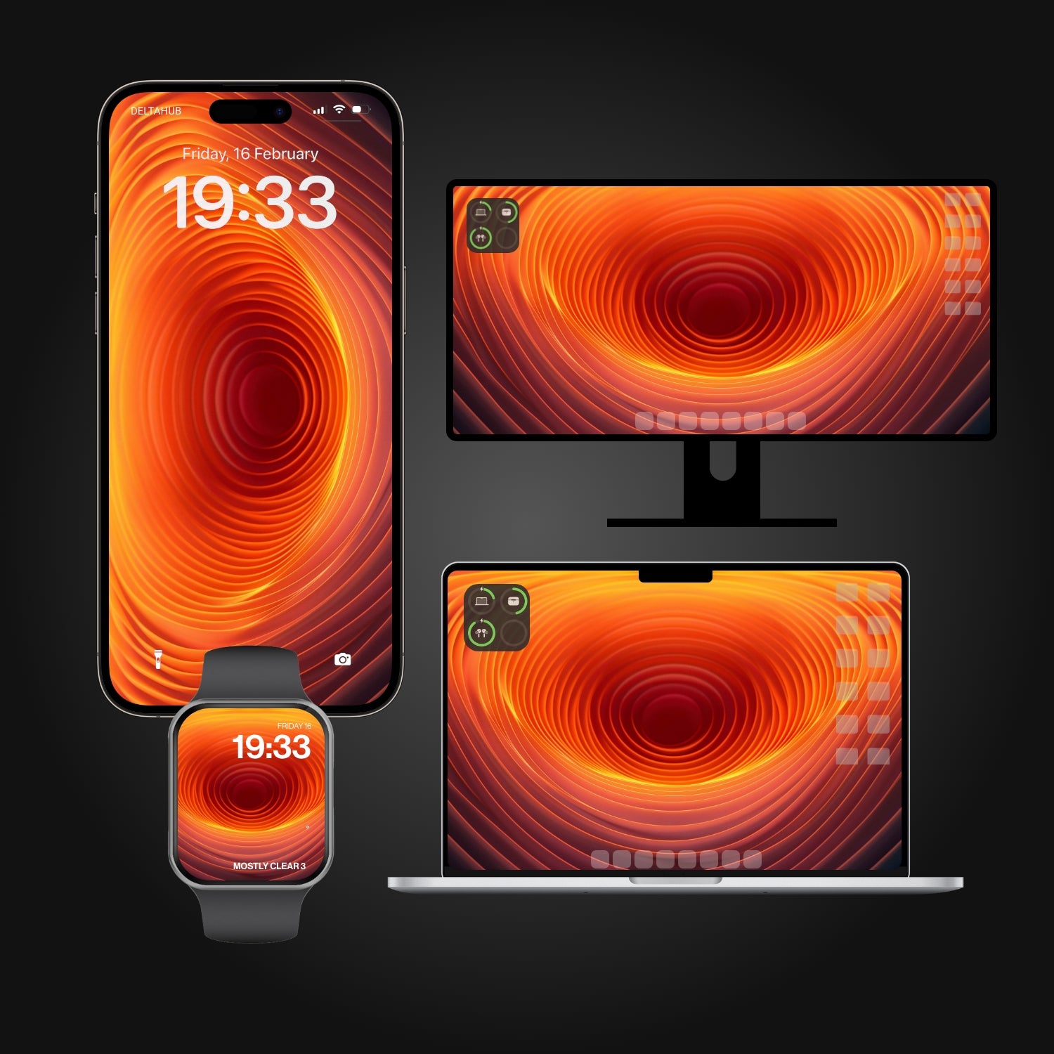 Orange Wallpapers Bundle - 10 Pack