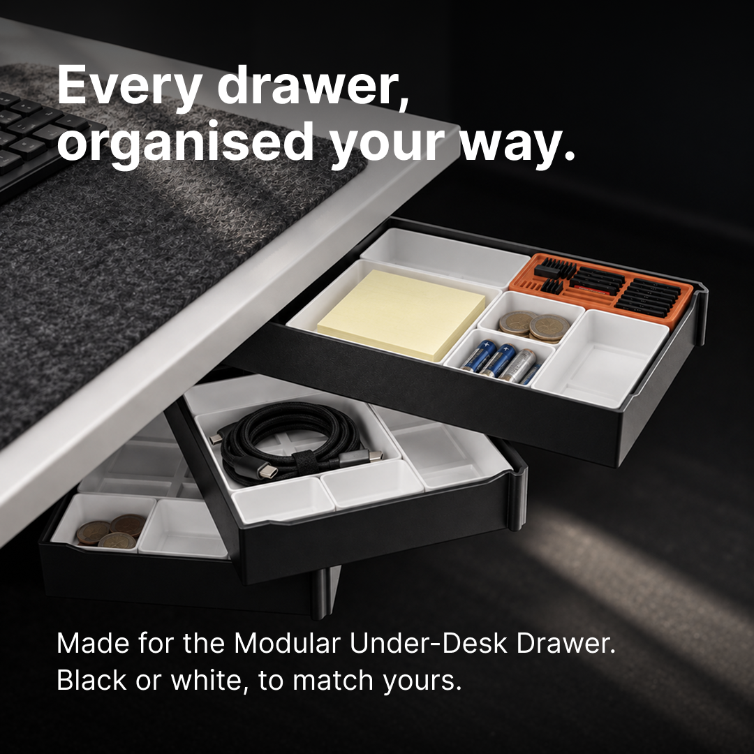 Gridfinity Insert for Under-Desk Drawer