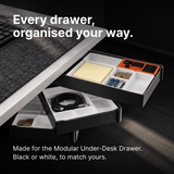 Gridfinity Insert for Under-Desk Drawer