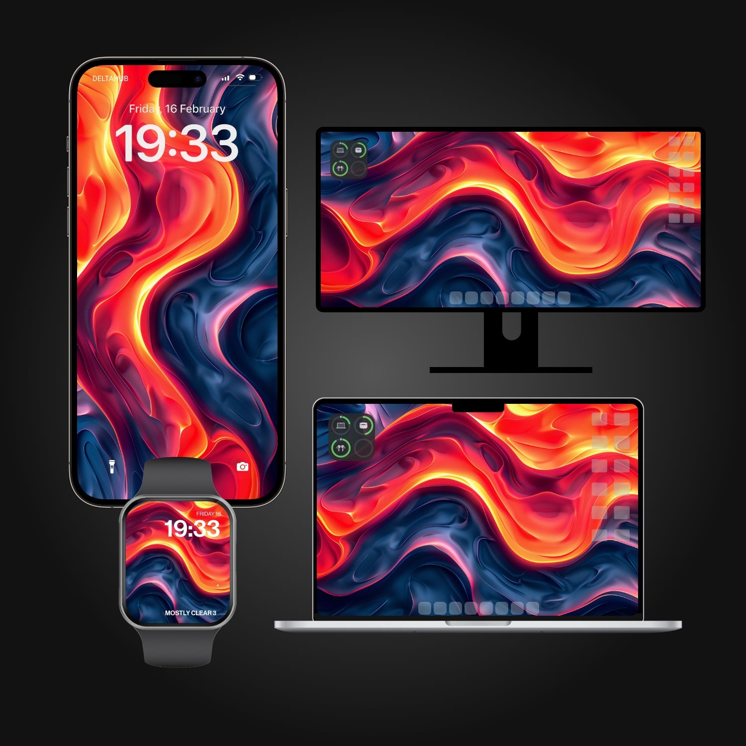 Orange Wallpapers Bundle - 10 Pack