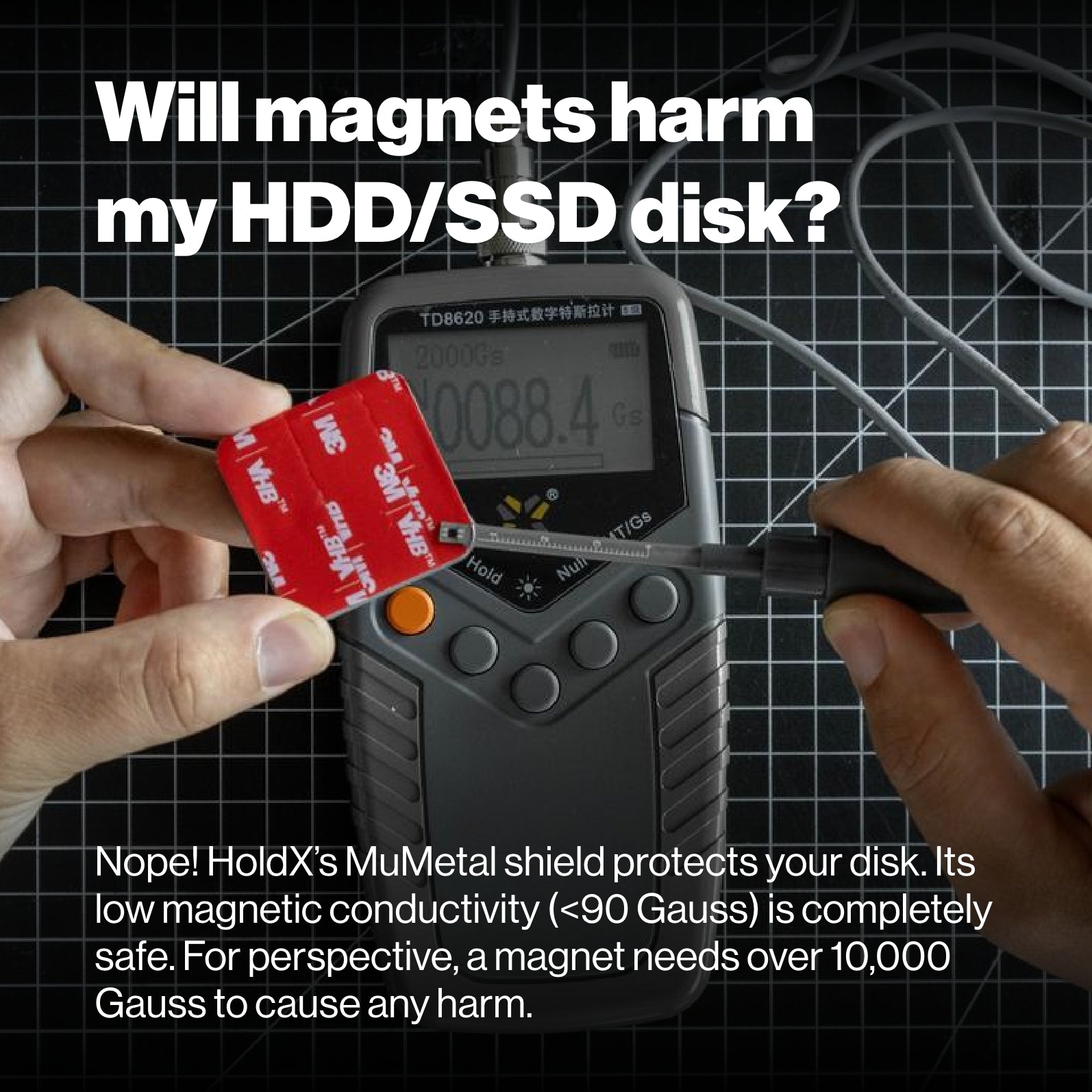 HoldX - Magnetic Mount