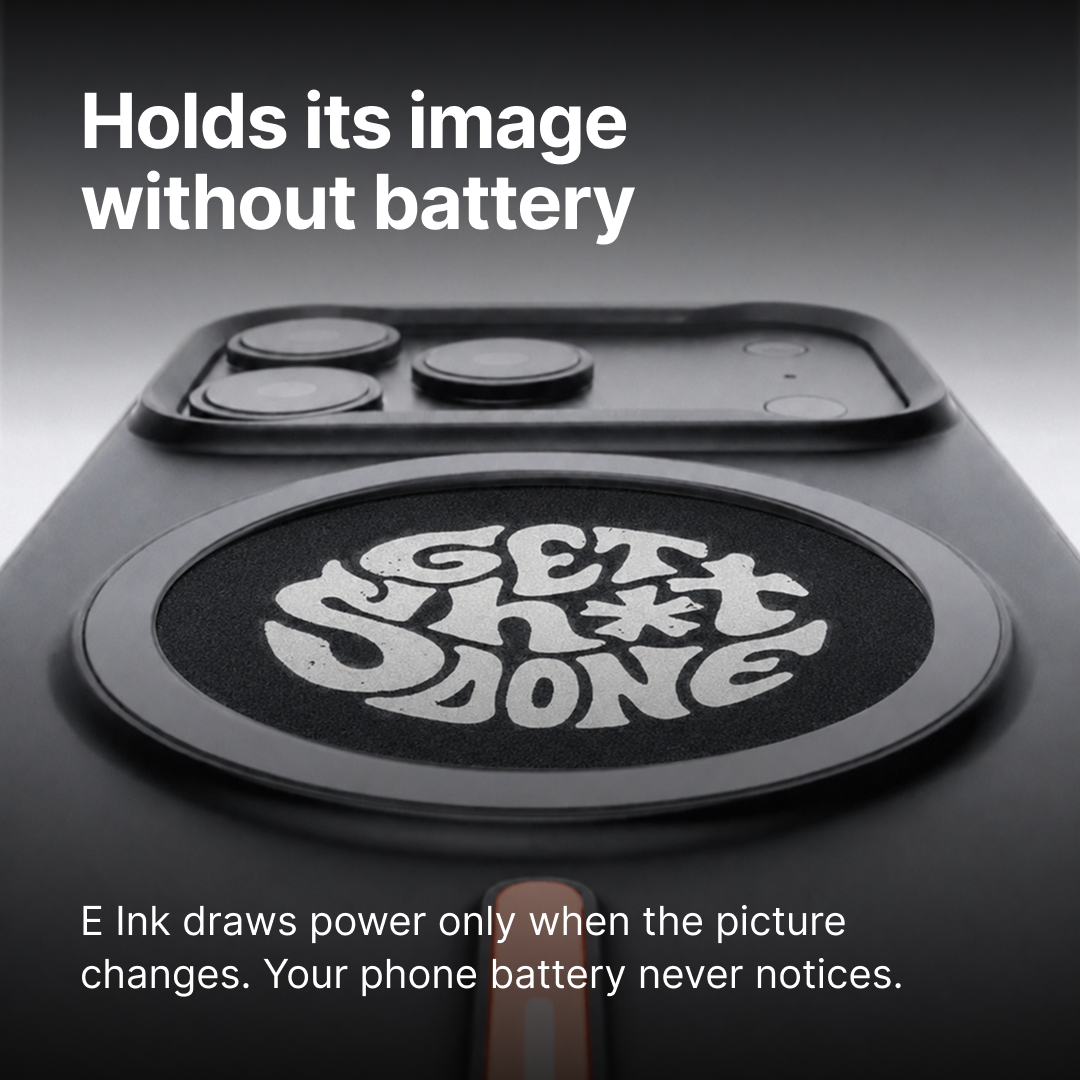 E-Ink iPhone Case | Always in view