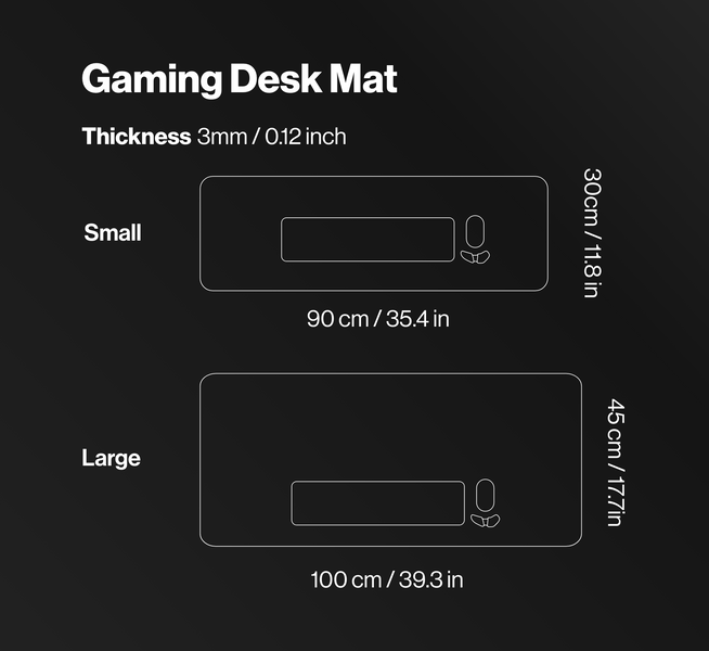 Gaming Desk Mat DeltaHub
