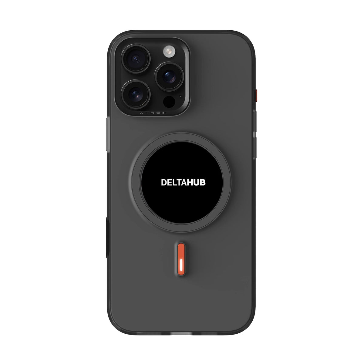 DeltaHub E-Ink Case on iPhone 16 Pro Max, Black #iPhone model_iPhone 16 Pro Max